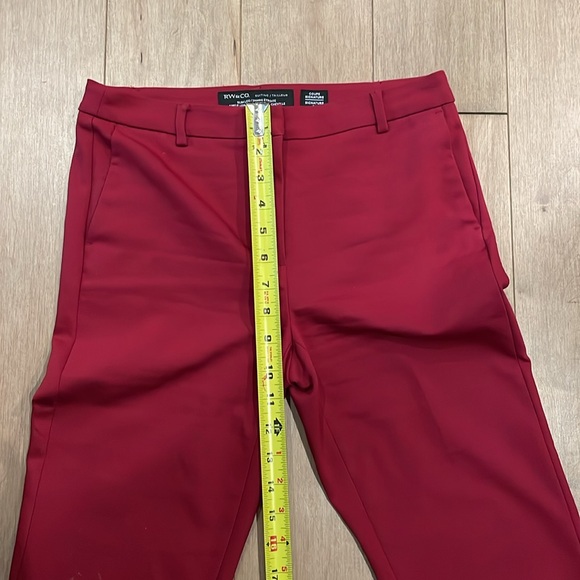 RW&Co Red 3/4 length pants. Size 0. - Picture 3 of 8